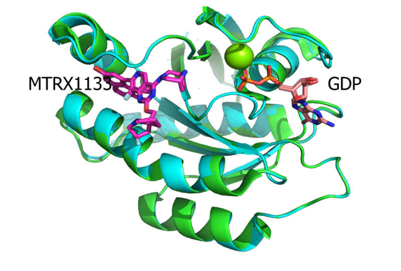 KRAS-G12D-RTX1133-共结晶与MRTX1133（7RPZ，PDB）的结构比力.png